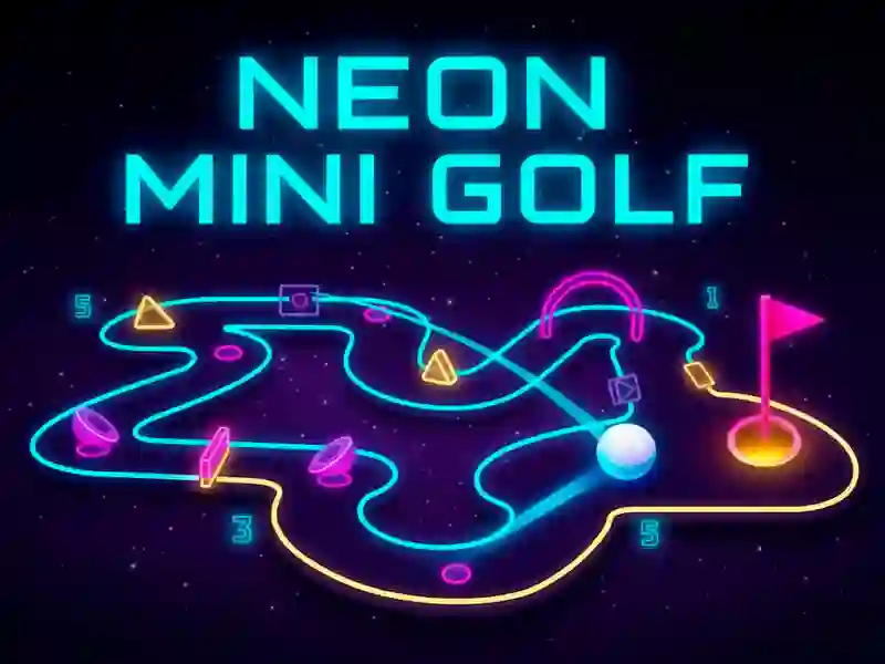 Joc Neon Mini Golf on-line