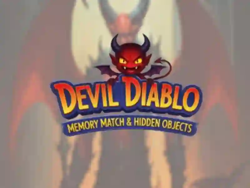 Joc Devil Diablo Memory Match și obiecte ascunse on-line