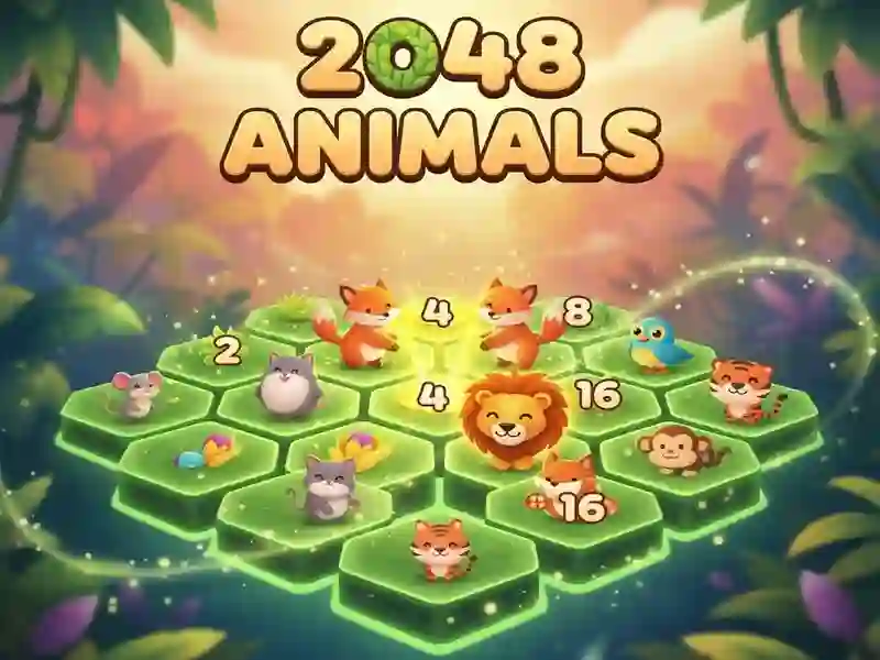 Joc 2048 Animale on-line