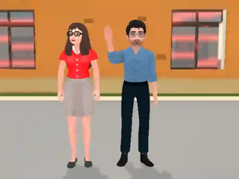 Joc Povestiri școlare: profesor sim on-line