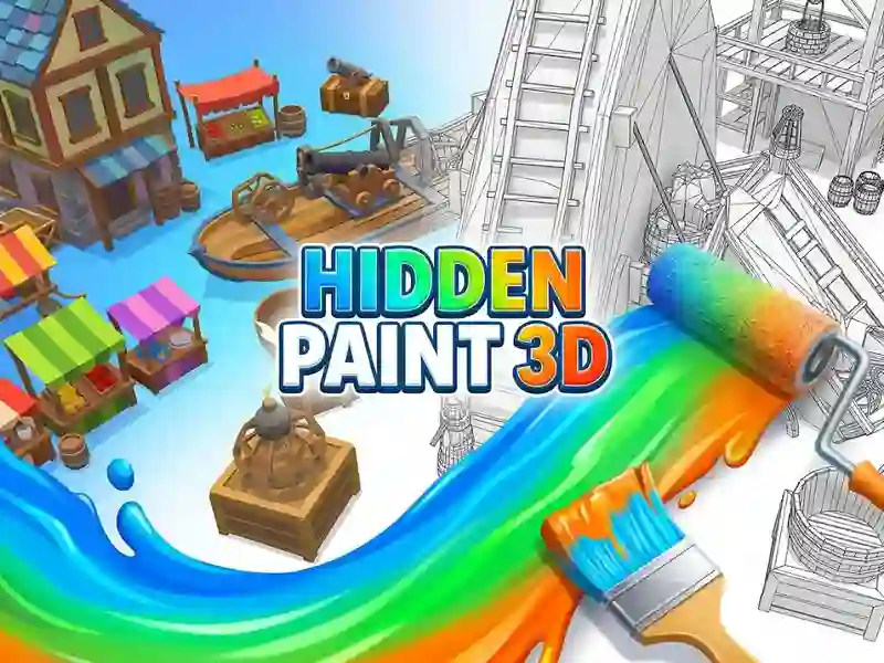 Joc Hidden Paint 3D on-line