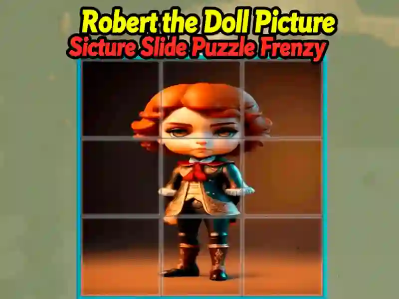 Joc Robert the Doll Picture Slide Puzzle Frenzy on-line