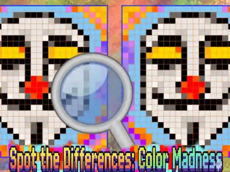 Joc Spot the Differences Color Madness on-line