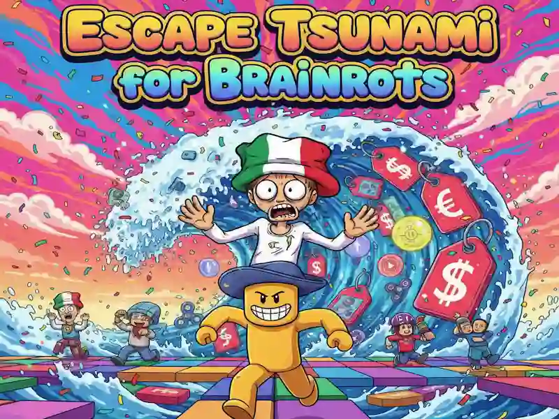 Joc Escape Tsunami pentru Brainrots on-line