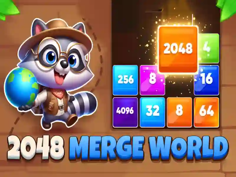 Joc 2048 Merge World on-line