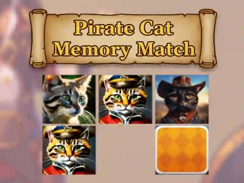 Joc Memoria memoriei pisicii pirate on-line