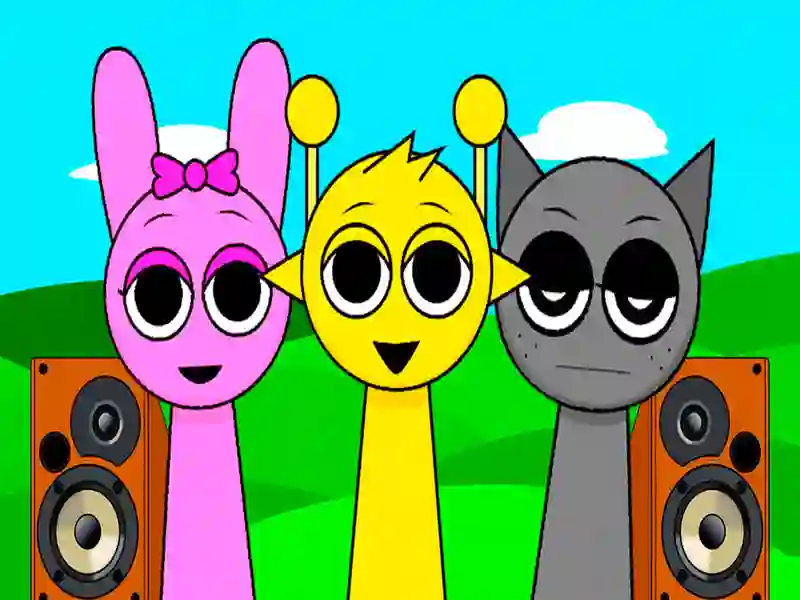 Joc Sprunki Monster Music Beats on-line
