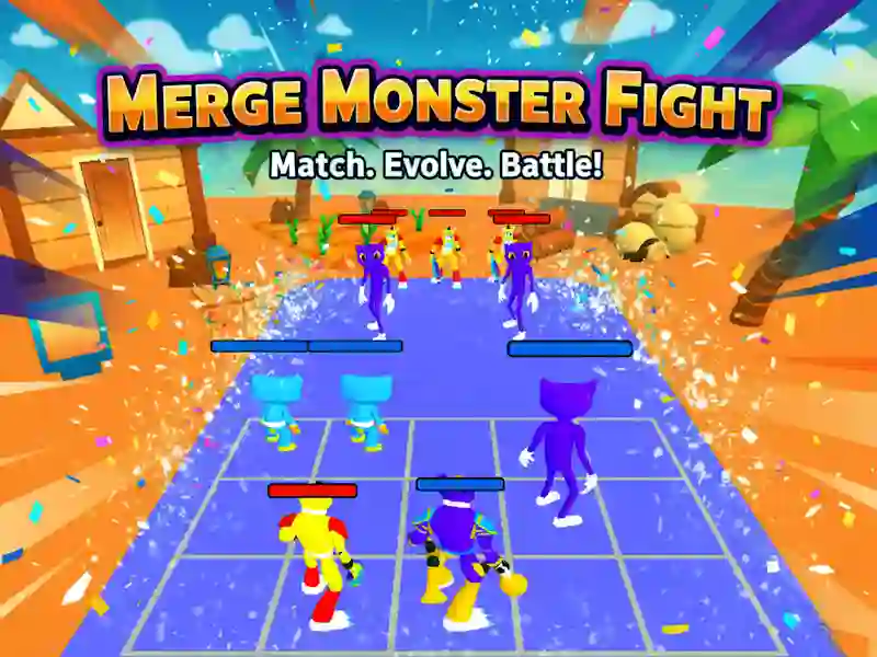 Joc Merge Monster Fight on-line
