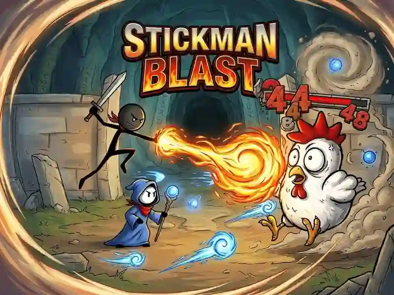 Joc Stickman Blast on-line