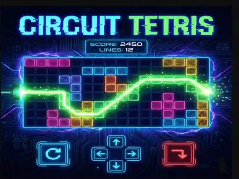 Joc Circuitul Tetris on-line