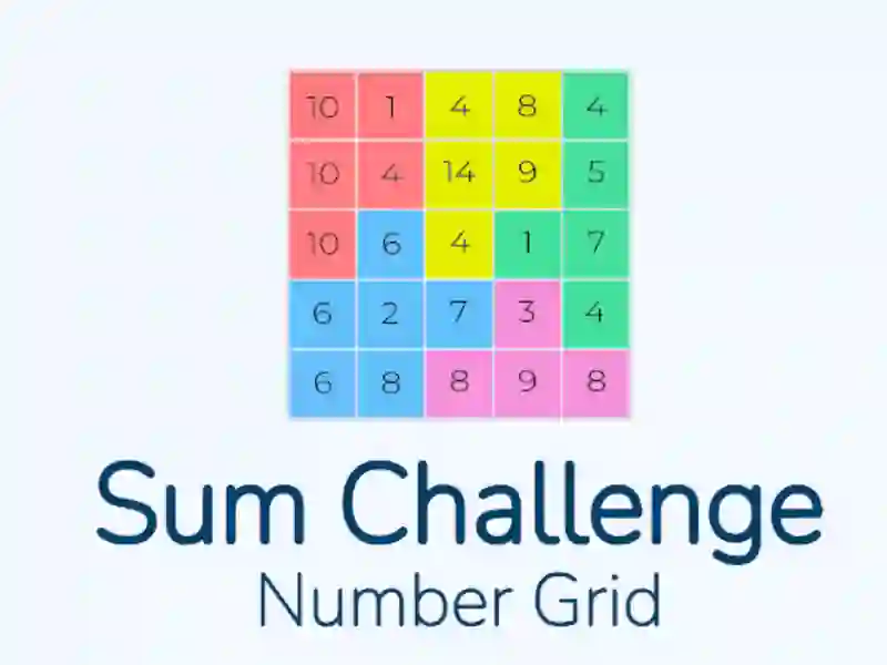 Joc Sum Challenge Number Grid on-line Joc Sum Challenge Number Grid on-line