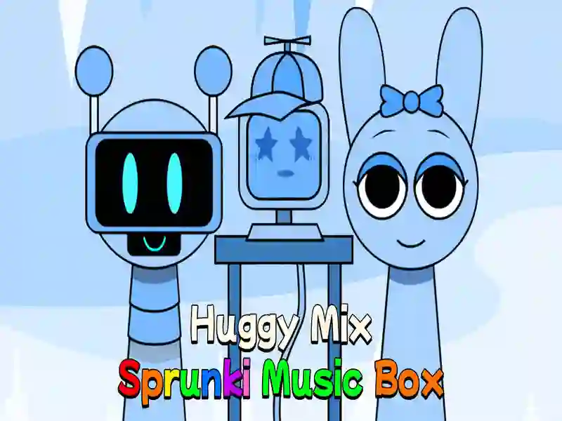 Joc Huggy Mix Sprunki Music Box on-line