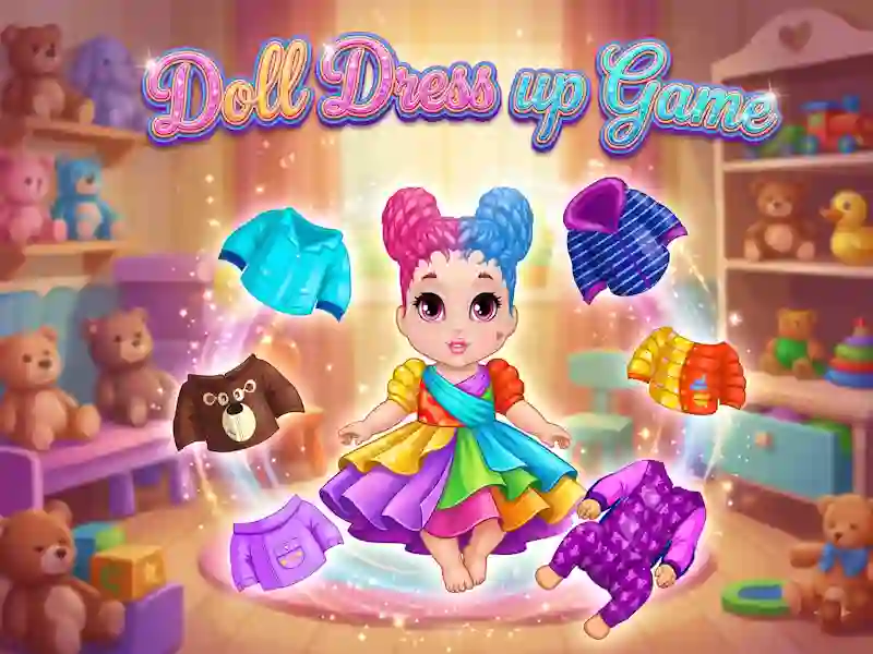 Joc Doll Dress up Game on-line