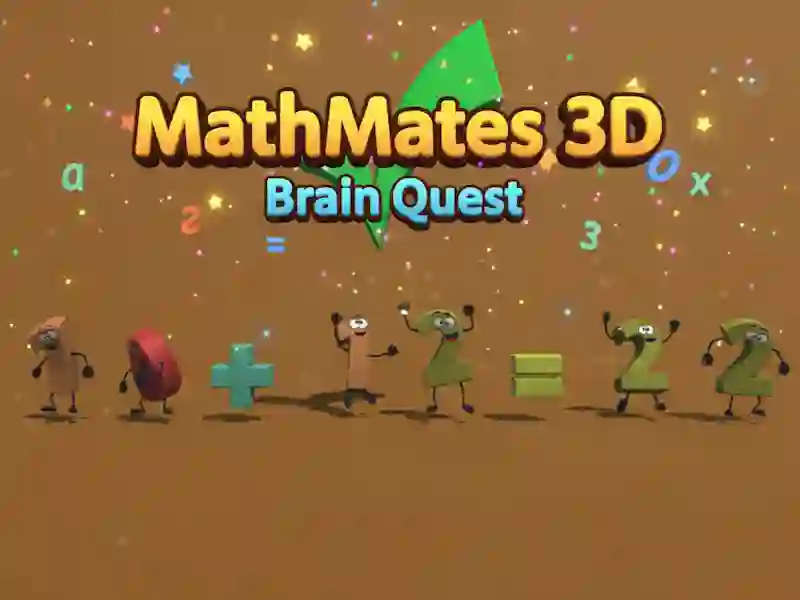 Joc MathMates 3D: Brain Quest on-line