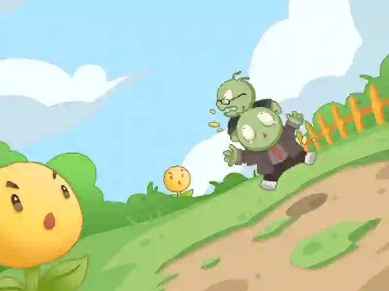 Joc Flori vs zombi on-line