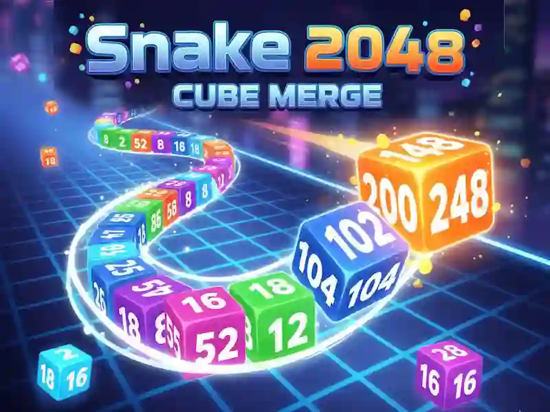 Joc Snake 2048: Cube Merge on-line
