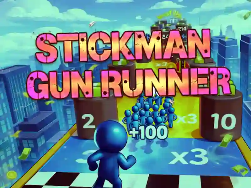 Joc Stickman Gun Runner on-line