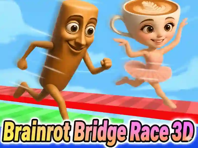Joc Brainrot Bridge Race 3D on-line