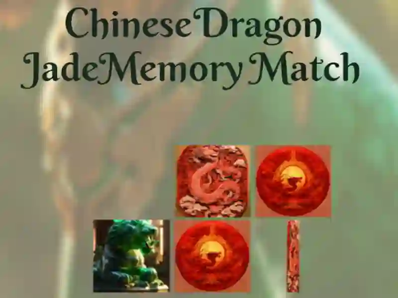 Joc Meciul de memorie de jad dragon chinezesc on-line