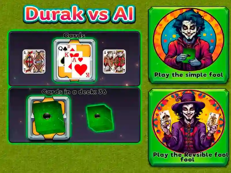 Joc Durak vs AI on-line