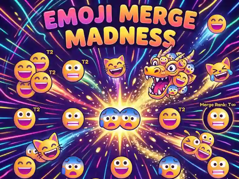 Joc Emoji Merge Madness on-line