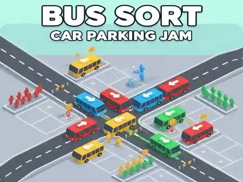 Joc Autobuz Sort Car Parking Jam on-line