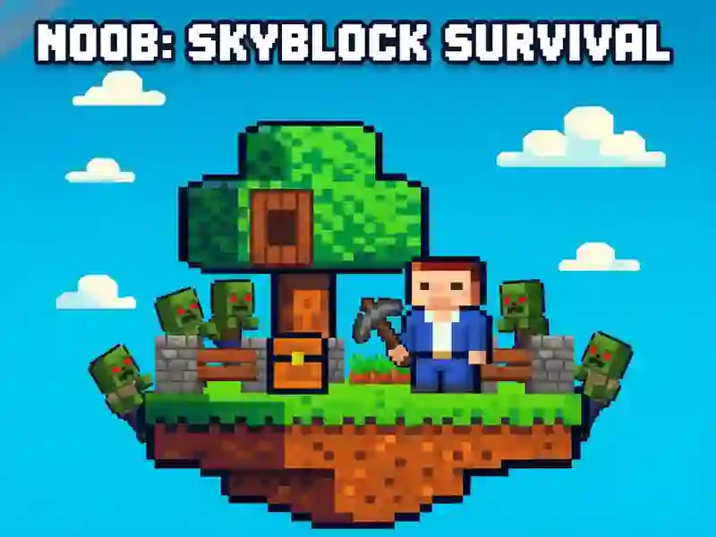 Joc Noob: Skyblock Survival on-line