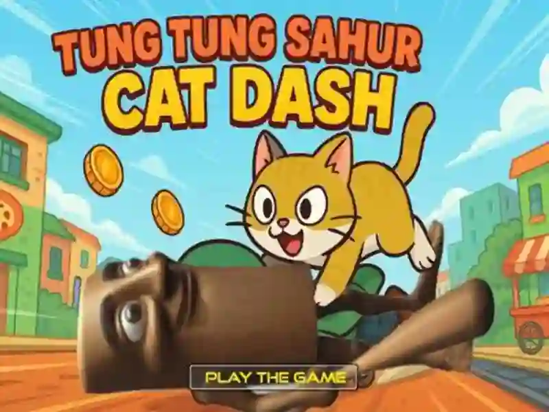 Joc Tung Tung Sahur Cat Dash on-line