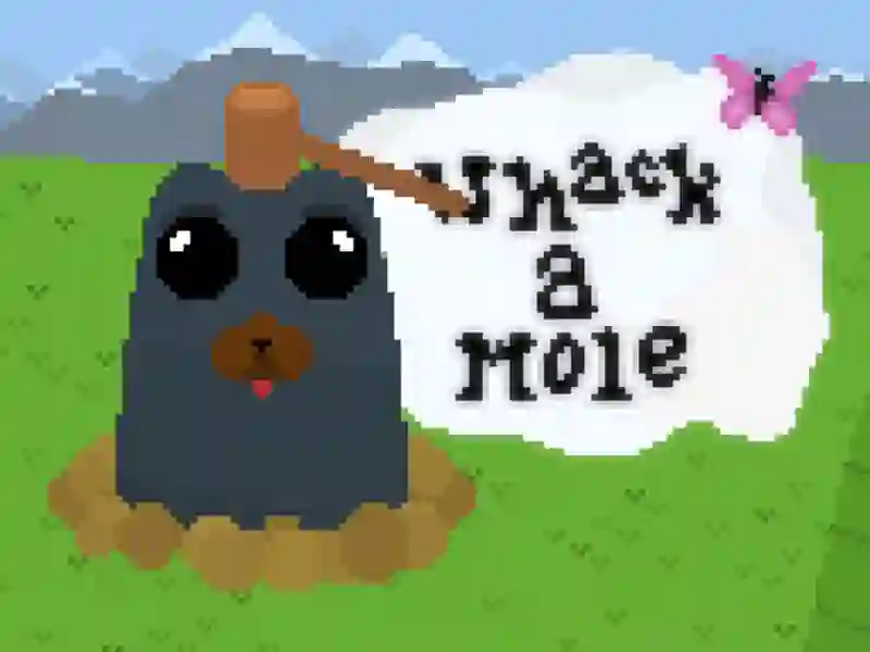 Joc Whack a Mole Pixel Version on-line
