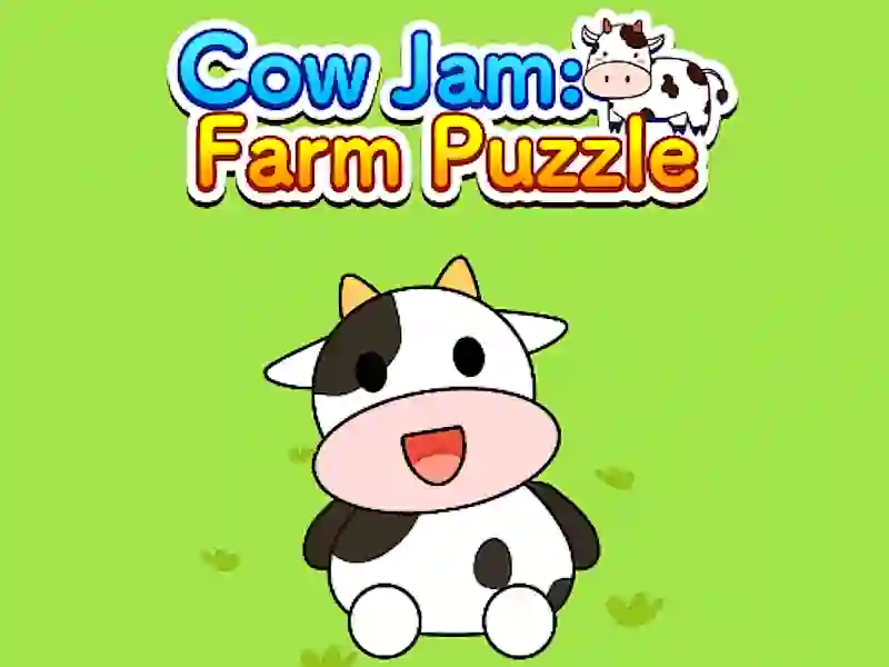 Joc Cow Jam Farm puzzle on-line