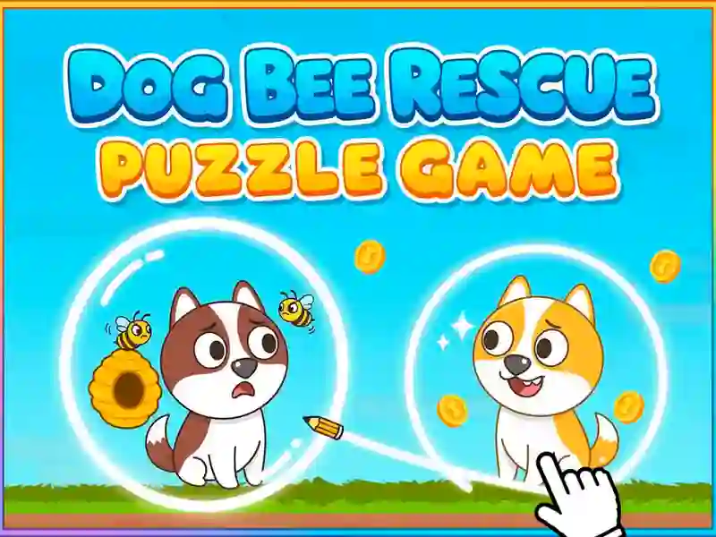 Joc Câine Bee Rescue Puzzle Game on-line