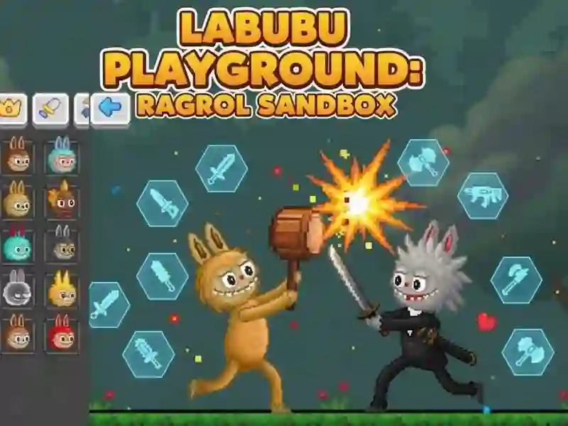 Joc Locul de joacă Labubu: Ragdoll Sandbox on-line