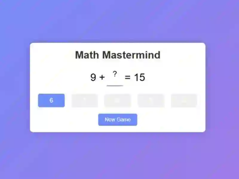 Joc Math MasterMind on-line