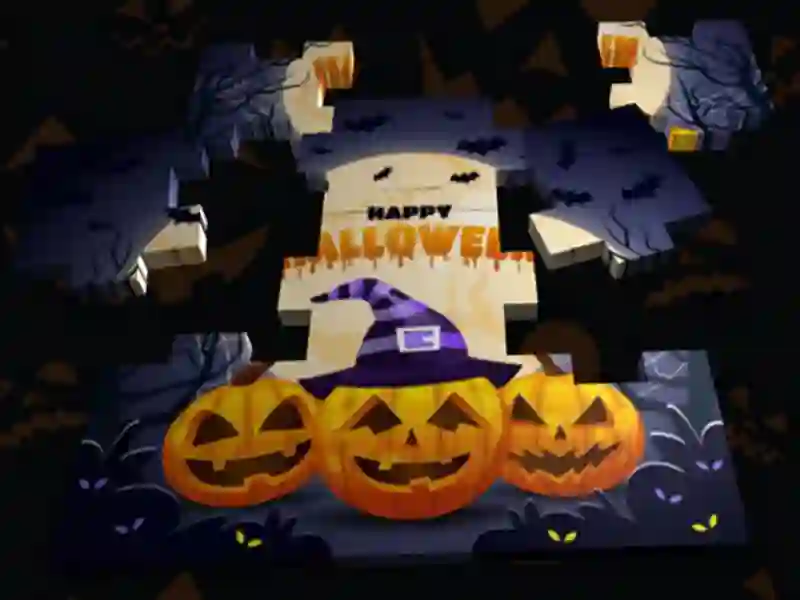 Joc Jigsaw 3D de Halloween on-line