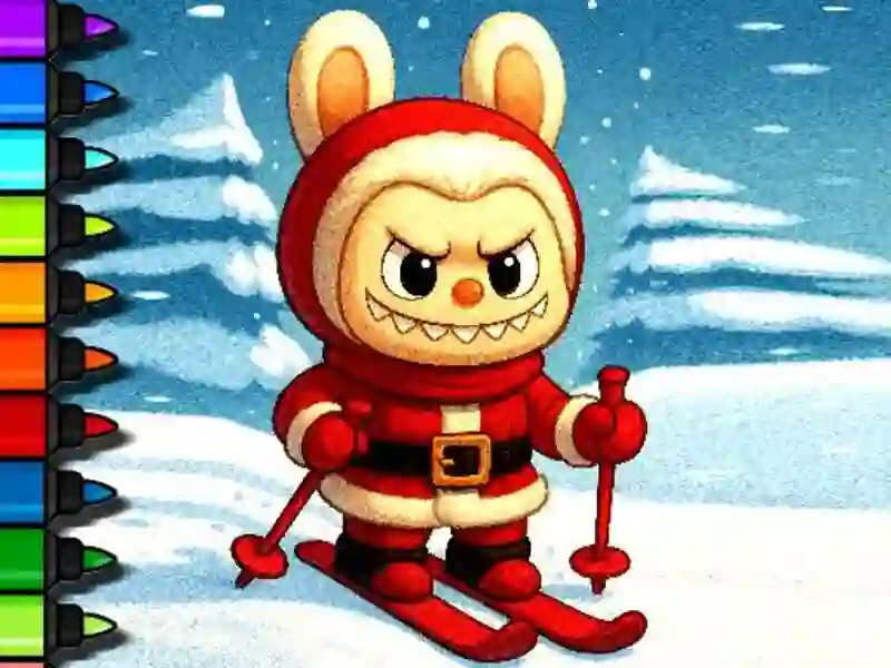 Joc Colorat ușor Labubu Time on-line