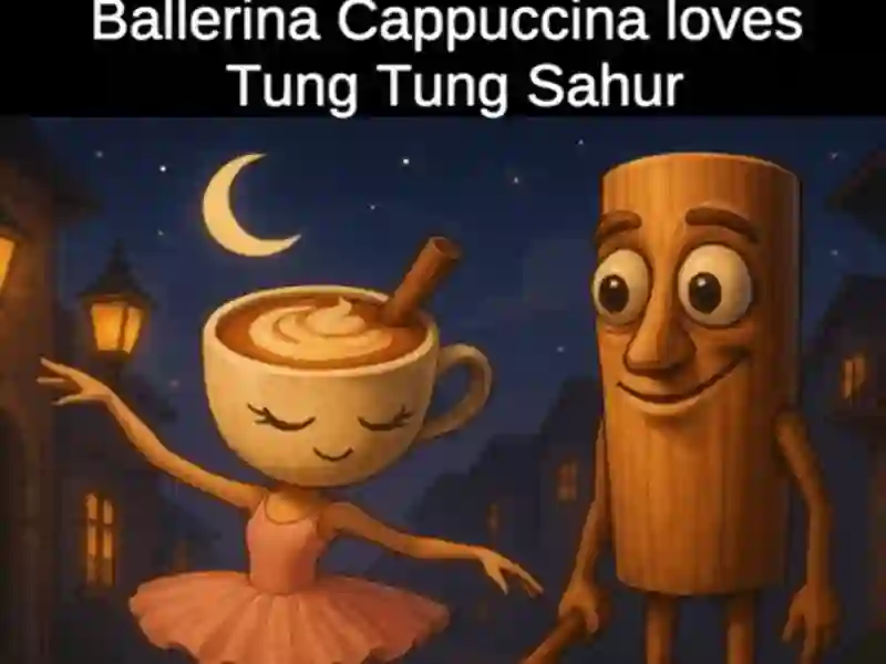 Joc Ballerina Cappuccina iubește Tung Tung Sahur on-line