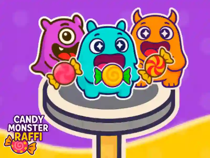 Joc Candy Monster Raffi on-line