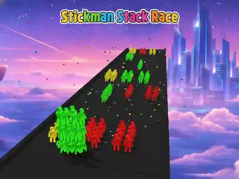 Joc Stickman Stack Race on-line