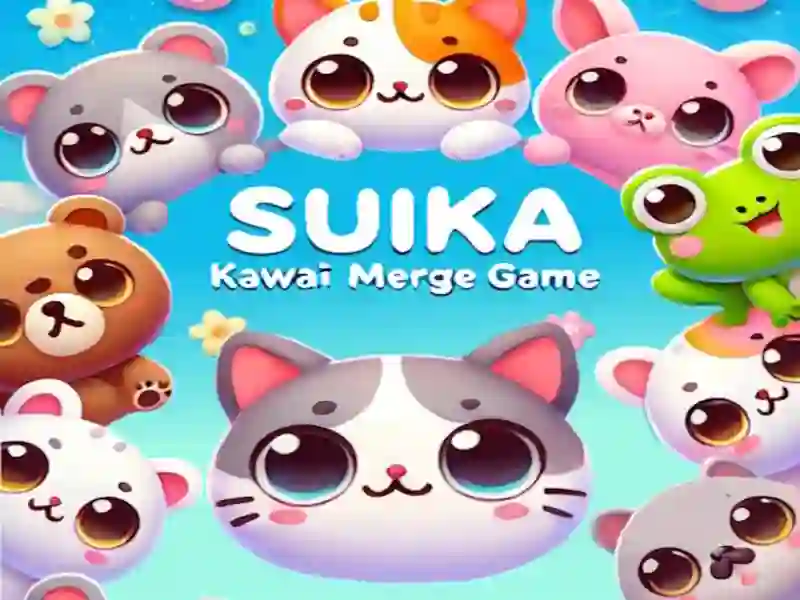 Joc Suika Kawaii Merge Game on-line