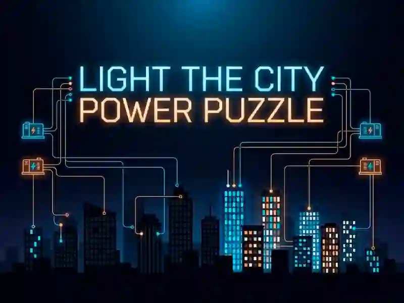 Joc Light the City Power Puzzle on-line