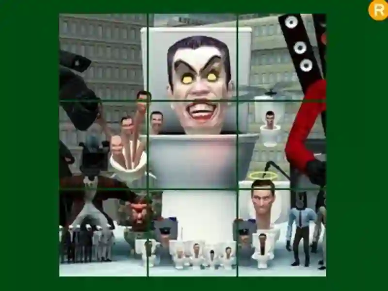 Joc Puzzle-ul glisant al toaletei skibidi on-line