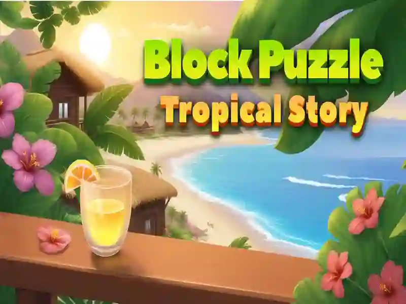 Joc Blocați povestea tropicală a puzzle-ului on-line