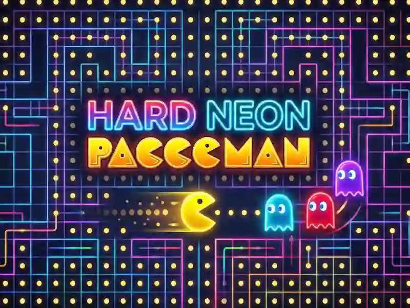 Joc Hard neon pacccoman on-line