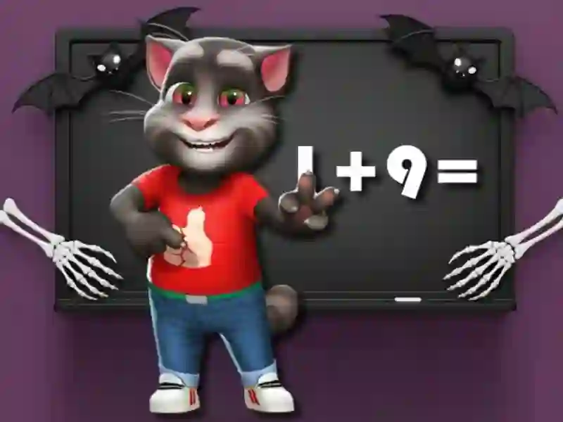Joc Halloween Tom Math Challenge on-line Joc Halloween Tom Math Challenge on-line