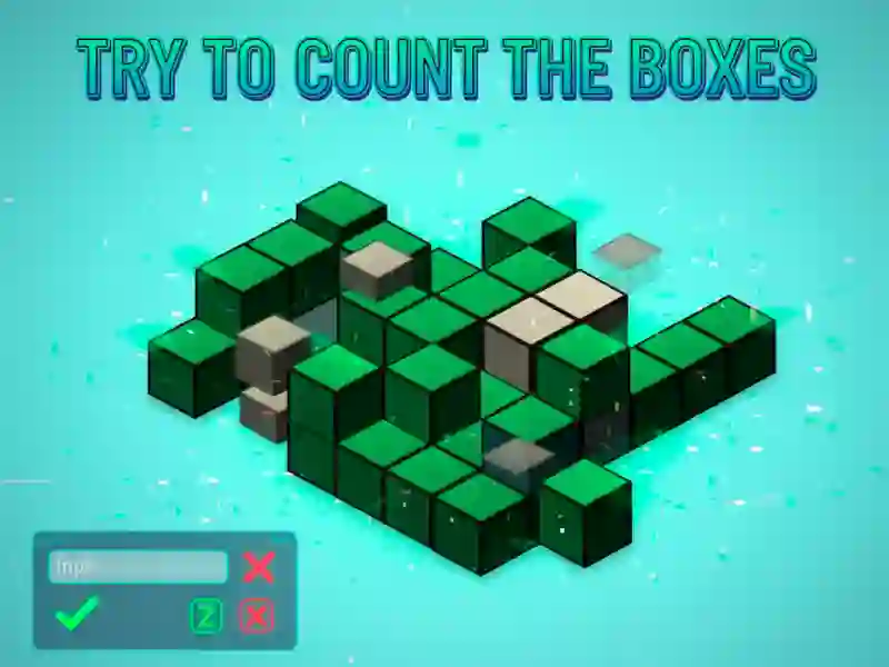 Joc Încercați să numărați cutiile on-line