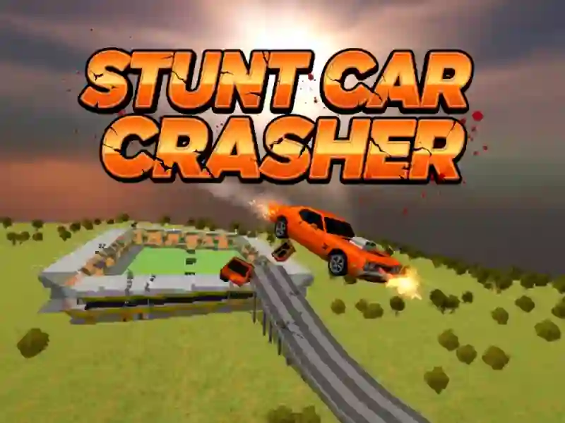 Joc Stunt Car Crasher on-line