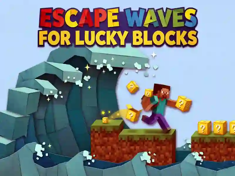 Joc Escape Waves pentru Lucky Blocks on-line