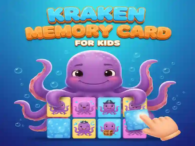 Joc Card de memorie Kraken pentru copii on-line
