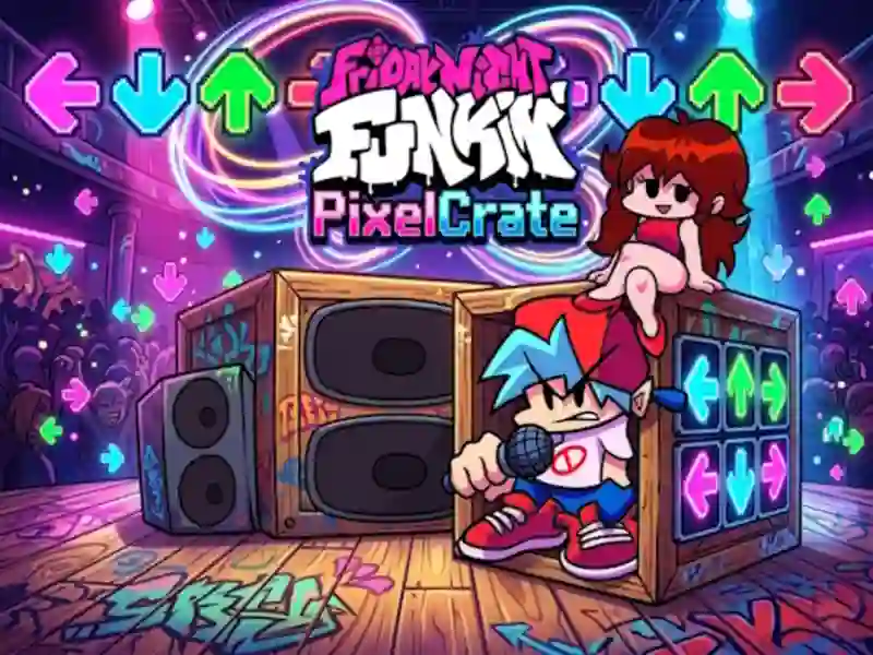 Joc Friday Night Funkin PixelCrate on-line