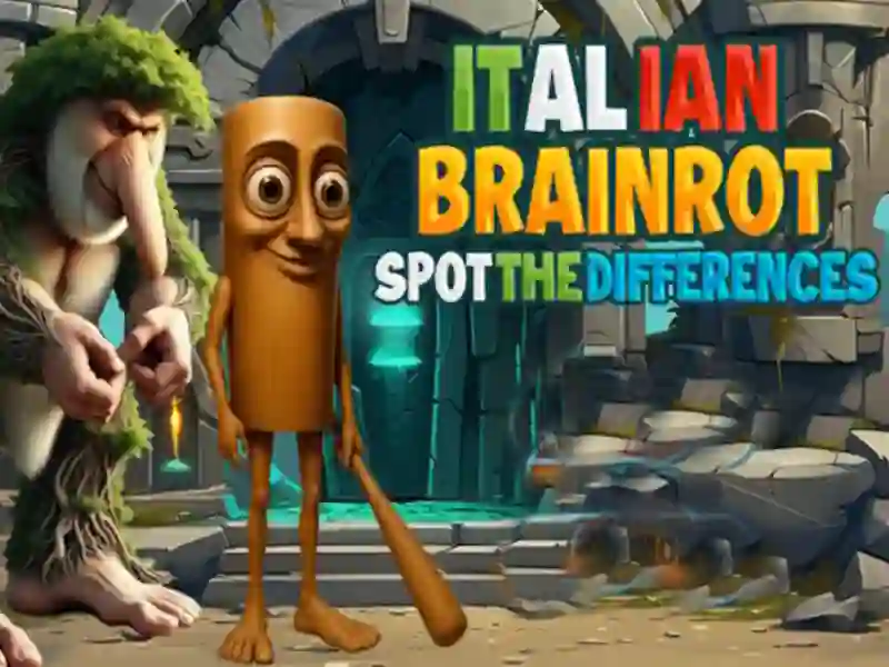 Joc Brainrot italian observă diferențele on-line